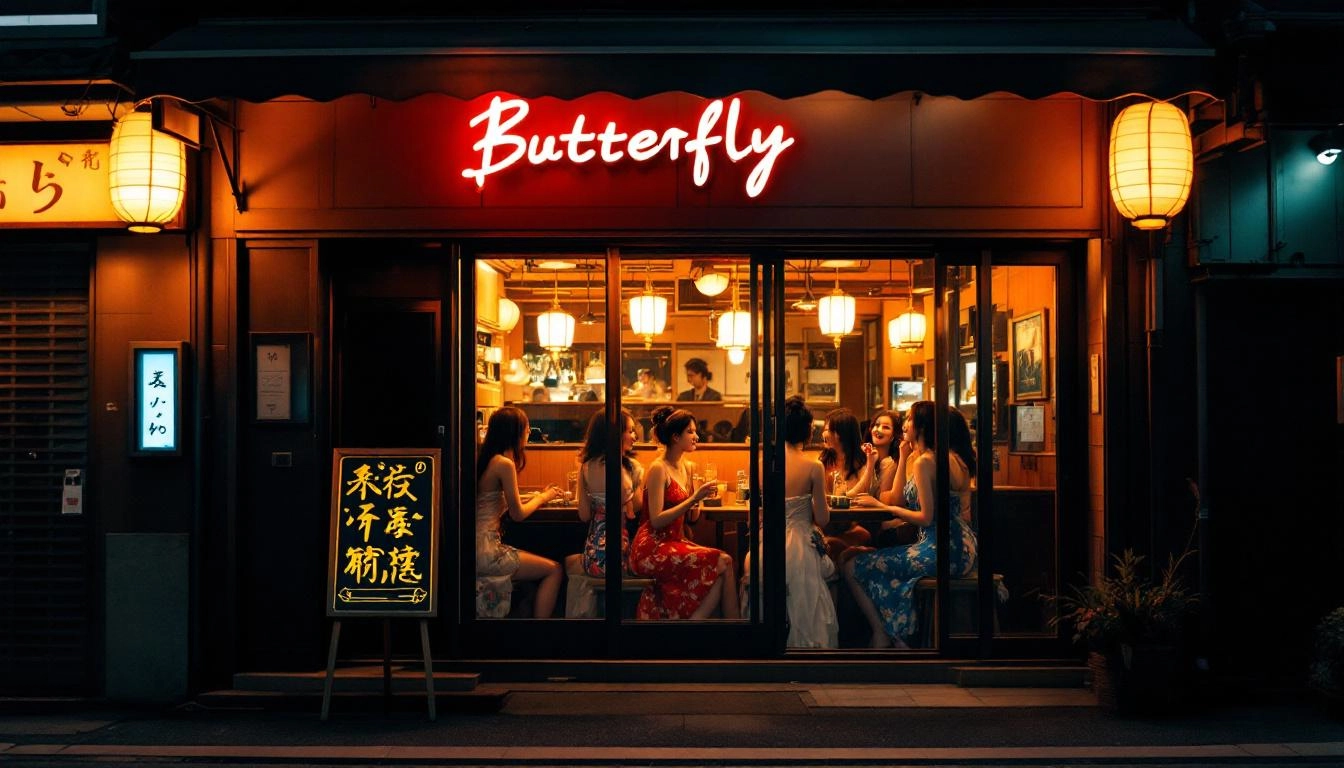 Butterfly — Bars in Kyoto